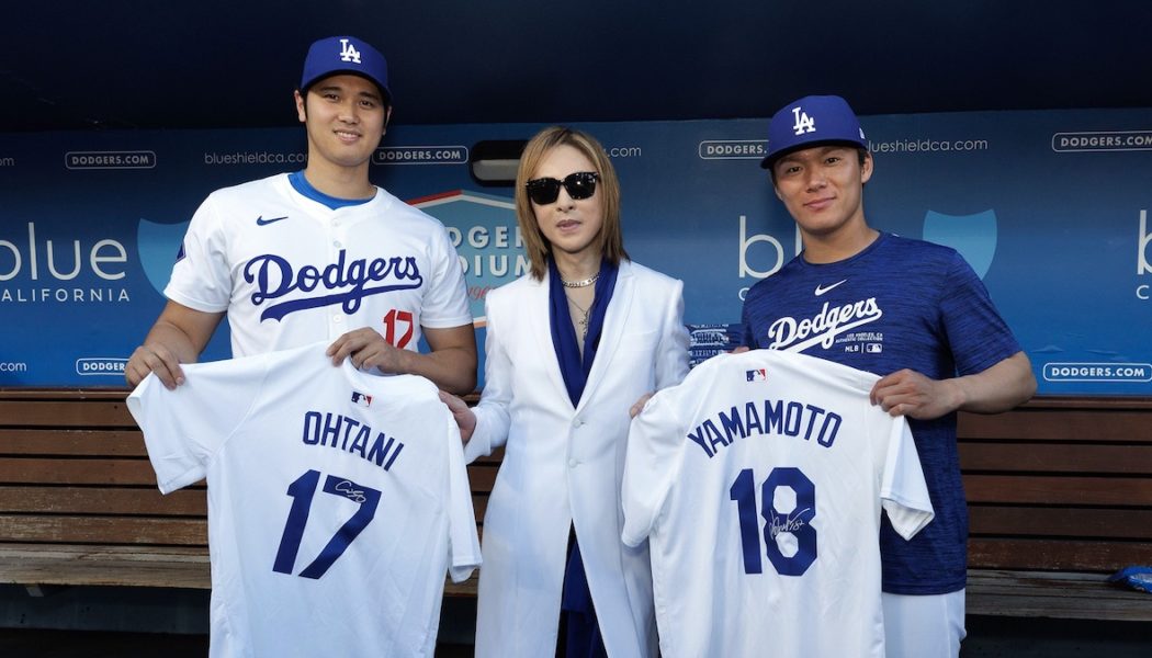 Yoshiki performs National Anthem at LA Dodgers game on Hello Kitty Night: Watch