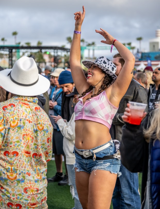 The crowd enjoys Day Two of Beachlife Festival at Redondo Beach,...
