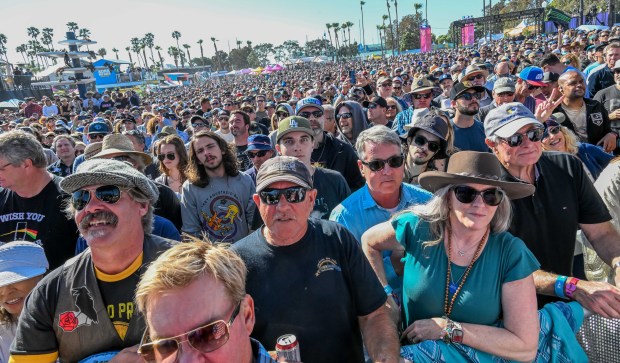 The crowd enjoys the music and vibes during Day Three...