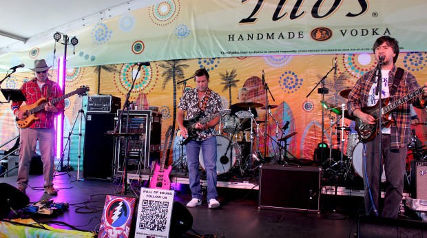 The Grateful Dead tribute band Wall of Sound performed for...