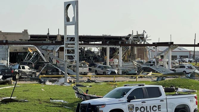 Scenes from a Shell gas station and travel stop on I-35 at the Lone Oak exit near Valley View, Texas on Sunday, May 26, 2024. 