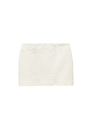 Mango Textured Cotton Skirt 