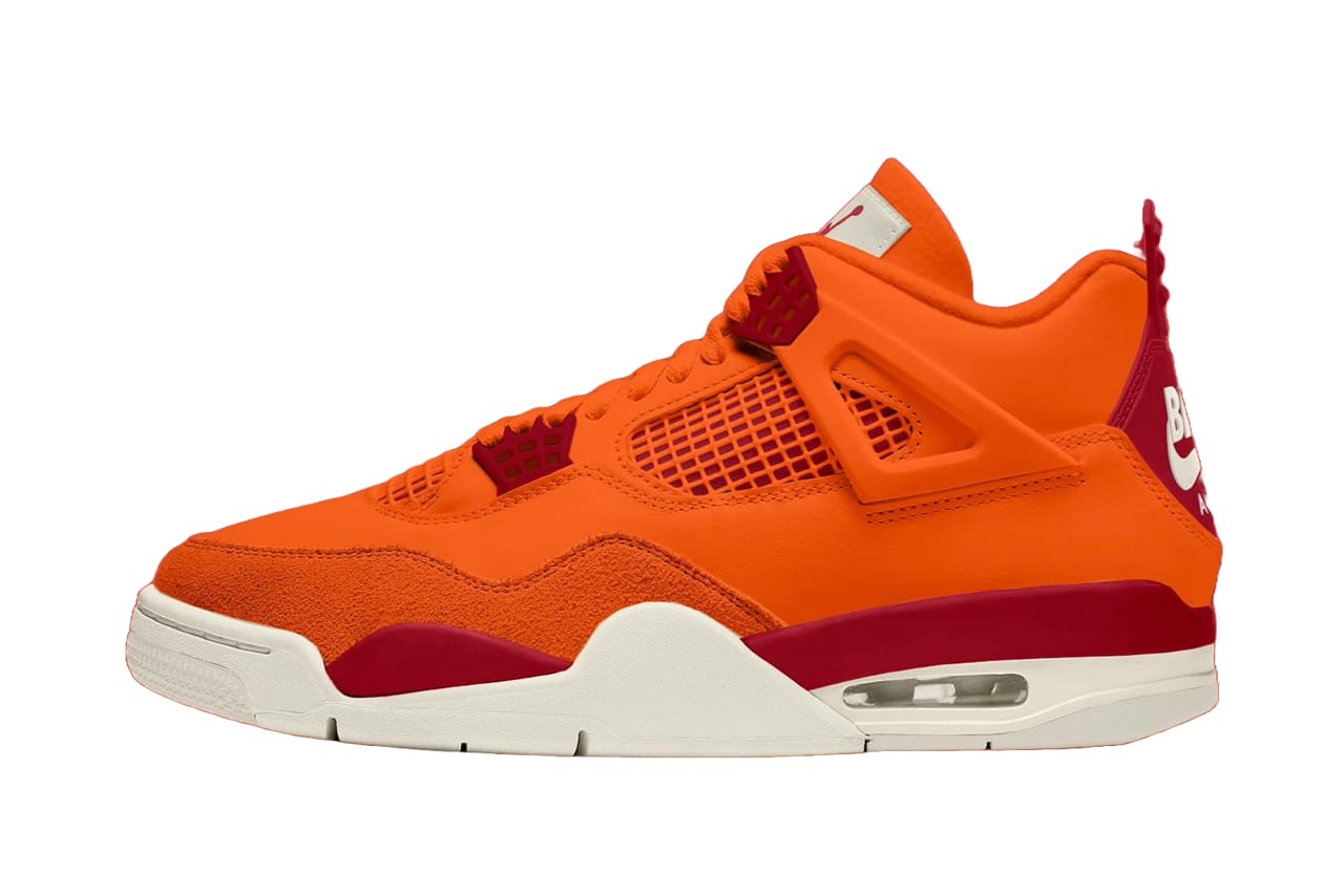 A Nigel Sylvester x Air Jordan 4 "Firewood Orange" Is Coming
