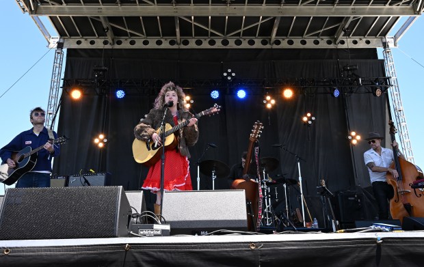 Meels performs on the Main Stage at the Mill Valley...