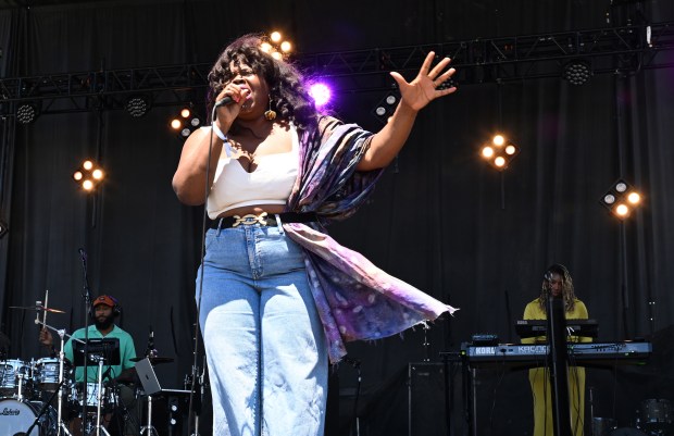 Danielle Ponder performs on the Main Stage at the Mill...