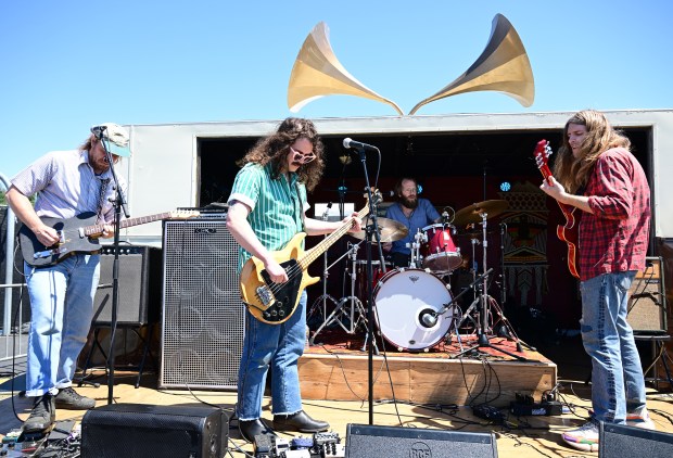 David Nance and Mowed Sound perform on the Sweetwater stage...