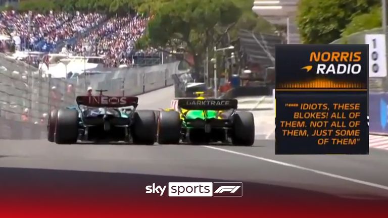 'Idiots these guys' | Lando fumes at Russell on tunnel exit