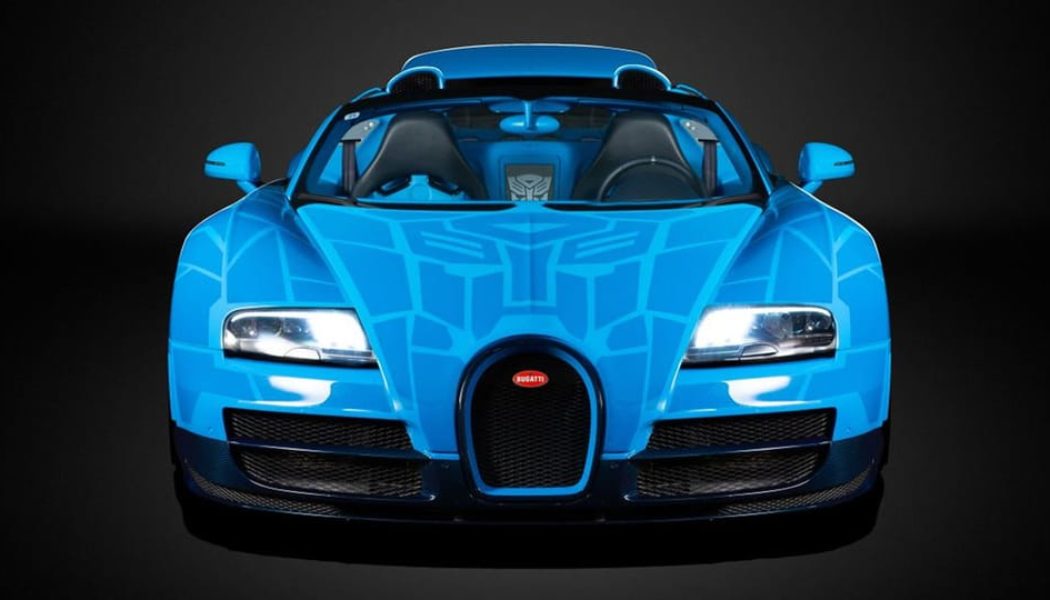 Transformers-Themed Bugatti Veyron Grand Sport Vitesse Surfaces for Auction
