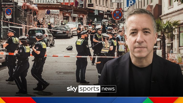 How German police dealt with man with axe at the Euros