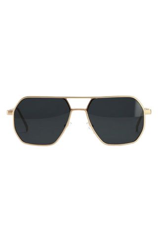 Nola 58mm Polarized Aviator Sunglasses