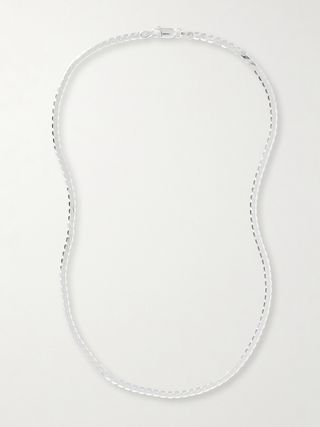 Serpentine Sterling Silver Necklace