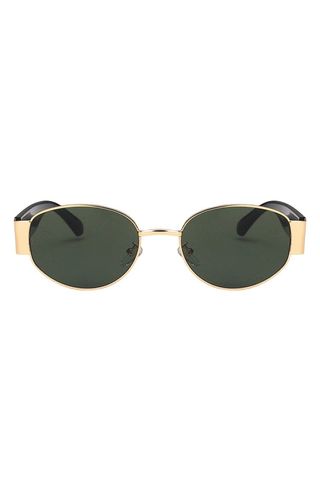Elliot 57mm Polarized Oval Sunglasses