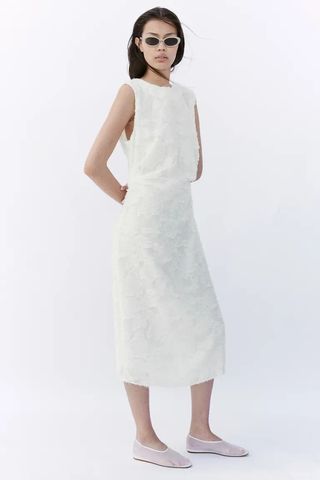 Jacquard-Weave Dress