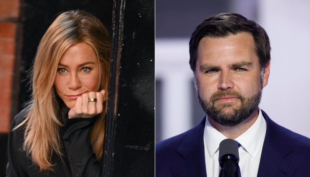 Jennifer Aniston slams J.D. Vance's weird "childless cat ladies" comment