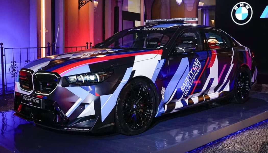 BMW Taps Into Hybrid Power for New M5 MotoGP Safety Car