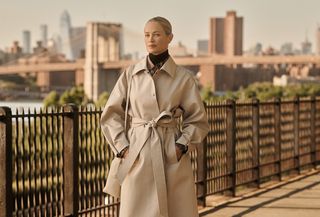 Banana Republic fall 2024 campaign with Carolyn Murphy