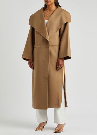 Wool and Cashmere-Blend Coat