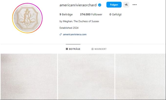 Meghan Markle bezeichnet sich für ihre Luxusmarke als «Herzogin von Sussex». Meghan Markle