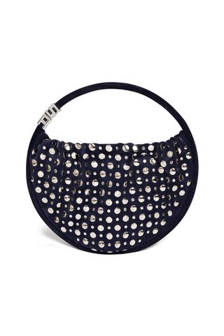 Sonia Rykiel Domino Medium Bag in Suede and Studs