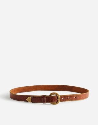 Madewell x Reluxe Fashion, Western Preowned Distressed Leather Belt