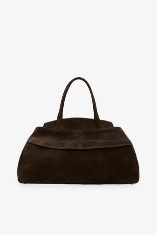 Split Leather Shoulder Bag