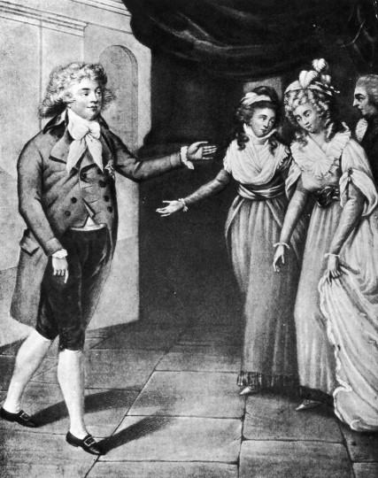 Prinzessin Caroline von Braunschweig und Georg IV.