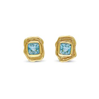The Aqua Stud Earrings