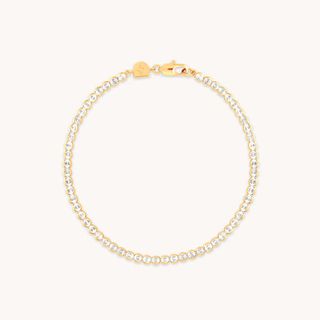 Gleam Bold Tennis Chain Bracelet in Gold