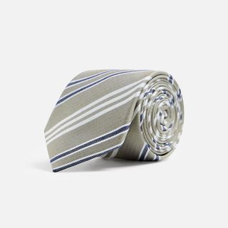Striped Silk - Viscose Tie