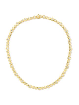 Octavia Elizabeth, Nesting Gem Tennis Necklace - Diamond