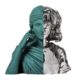 Anime and Antiquity Collide in Daniel Arsham's 'SPLIT BUST' Sculpture