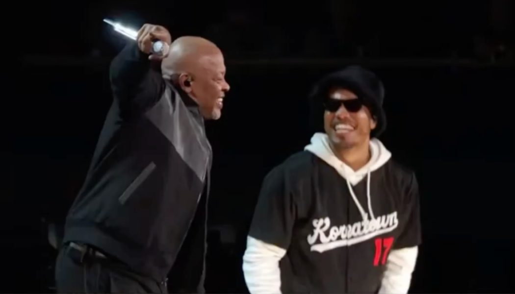Dr. Dre joins Anderson .Paak at FireAid for “California Love”