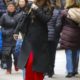 Katie Holmes Just Styled the Chic Trouser Colour Trend I Spotted All Over Milan’s Streets This Weekend