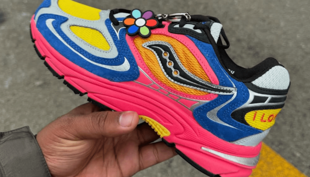 Saucony & Jae Tips Collaborate On New "I Love You But I'm Busy" Matrix Silhouette