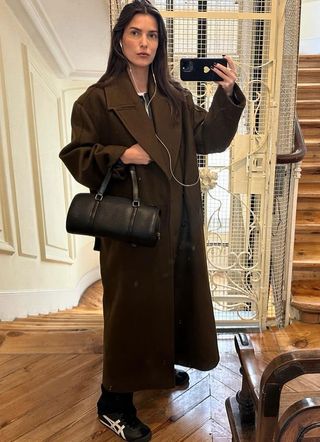 Leia Sfez wears Onitsuka Tiger sneakers