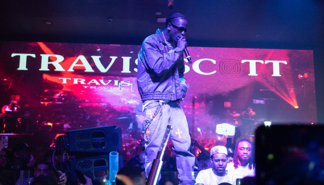 Travis Scott Debuts New Cut "4x4" At The College Football National Championship Game