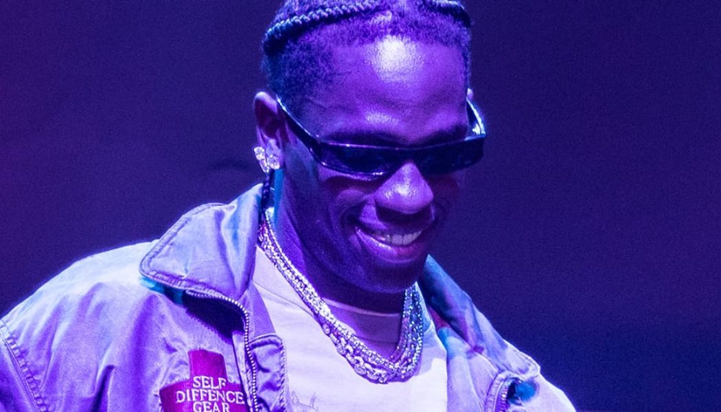 Travis Scott Premieres "4x4" at College Football Championship Halftime Show