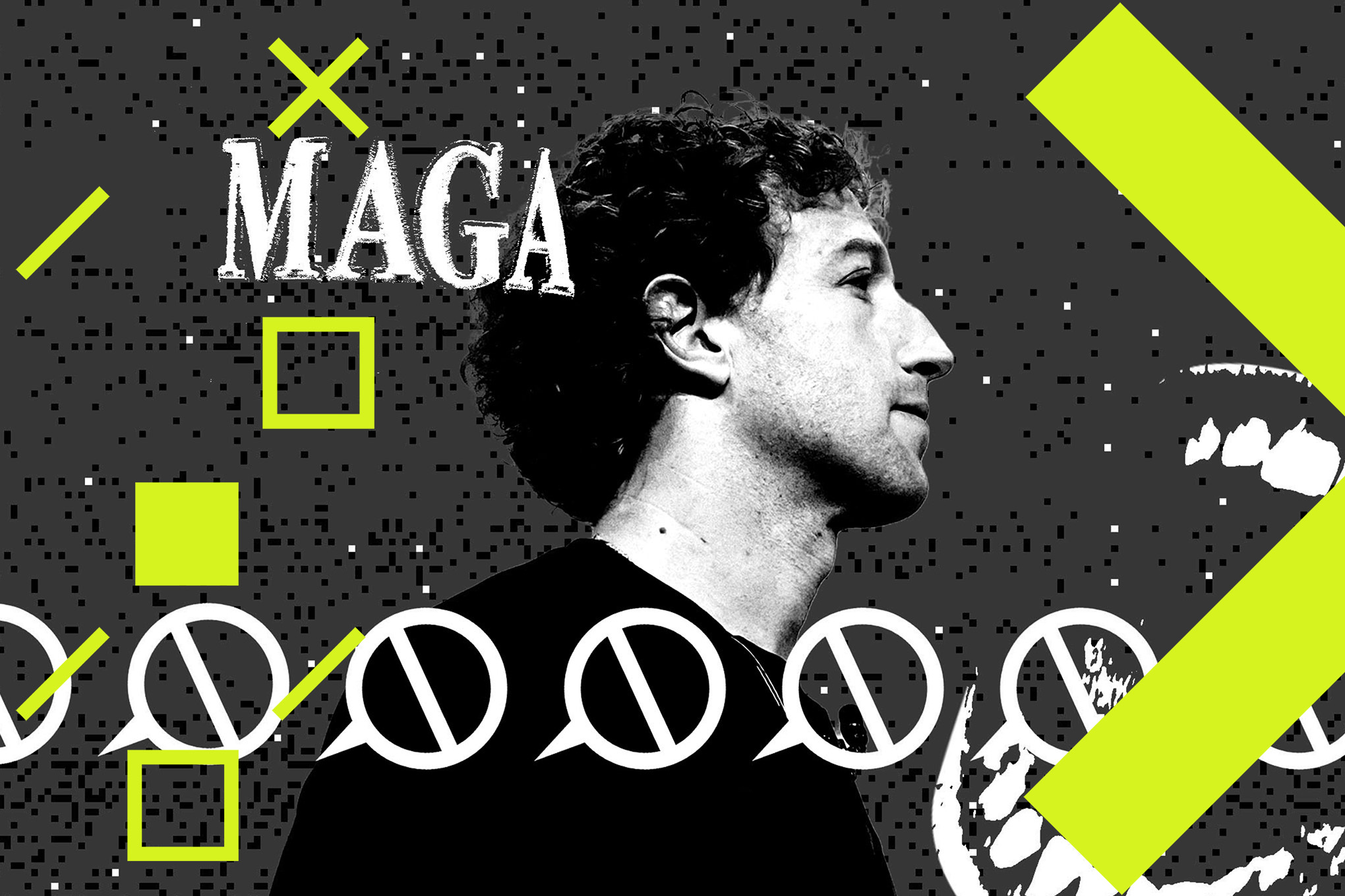 A photo illustration of Meta CEO Mark Zuckerberg.