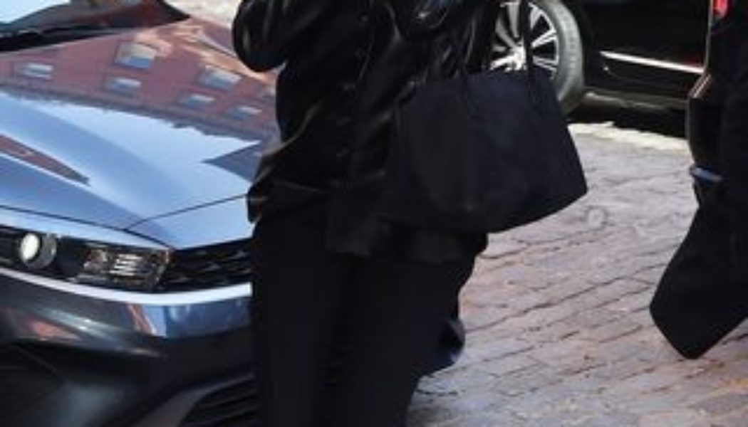 Hailey Bieber Just Wore the Kitten-Heel Version of a Major Flat-Shoe Trend, and It's Good