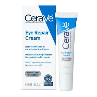 Cerave Eye Repair Cream for Dark Circles and Puffiness for All Skin Types, 0.5 Oz