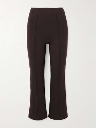 Knack Cropped Stretch-Jersey Straight-Leg Pants