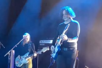 Jack White and daughter Scarlett perform "Archbishop Harold Holmes" in NYC