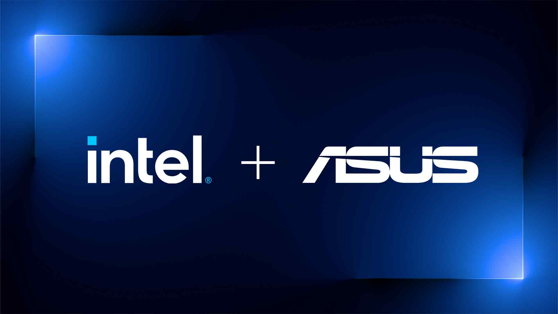 Illustration of Intel and Asus logos