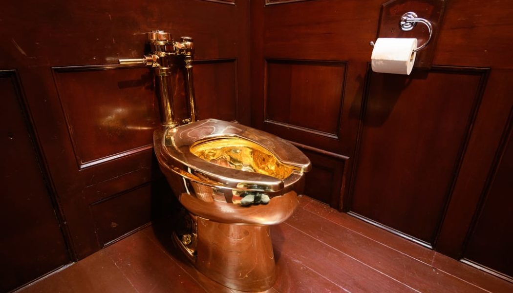 Maurizio Cattelan’s Gold Toilet Was Stolen in Just 5 Minutes