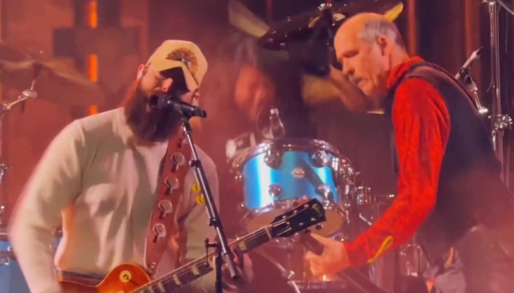 Post Malone fronts Nirvana reunion at SNL 50th anniversary concert