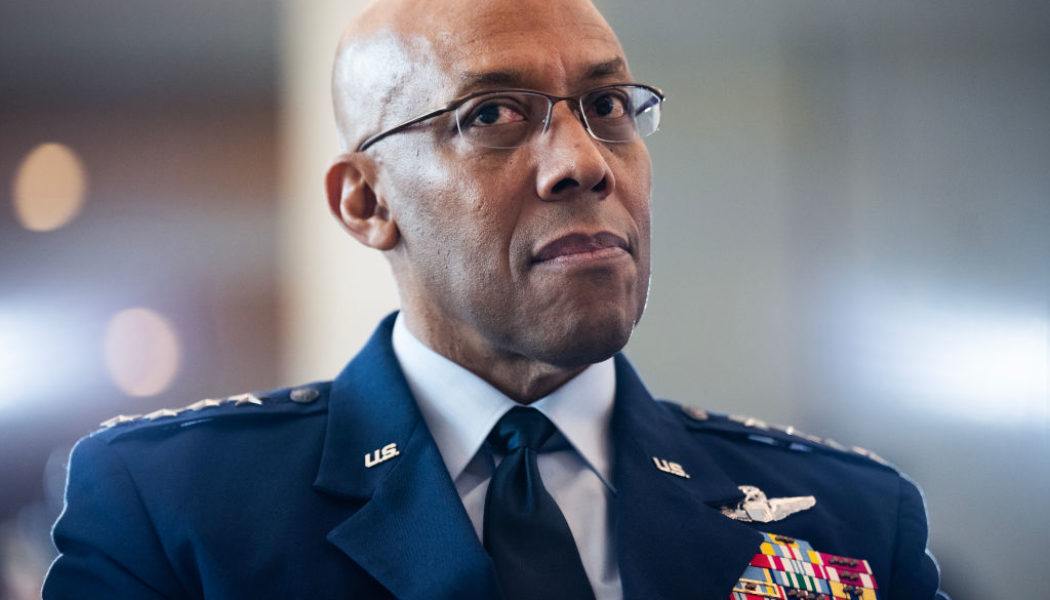 President Donald Trump Fires Joint Chiefs Of Staff Chairman Gen. CQ Brown Jr.