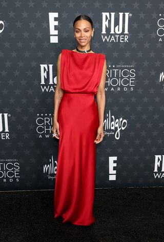 Zoe at critics choice awards