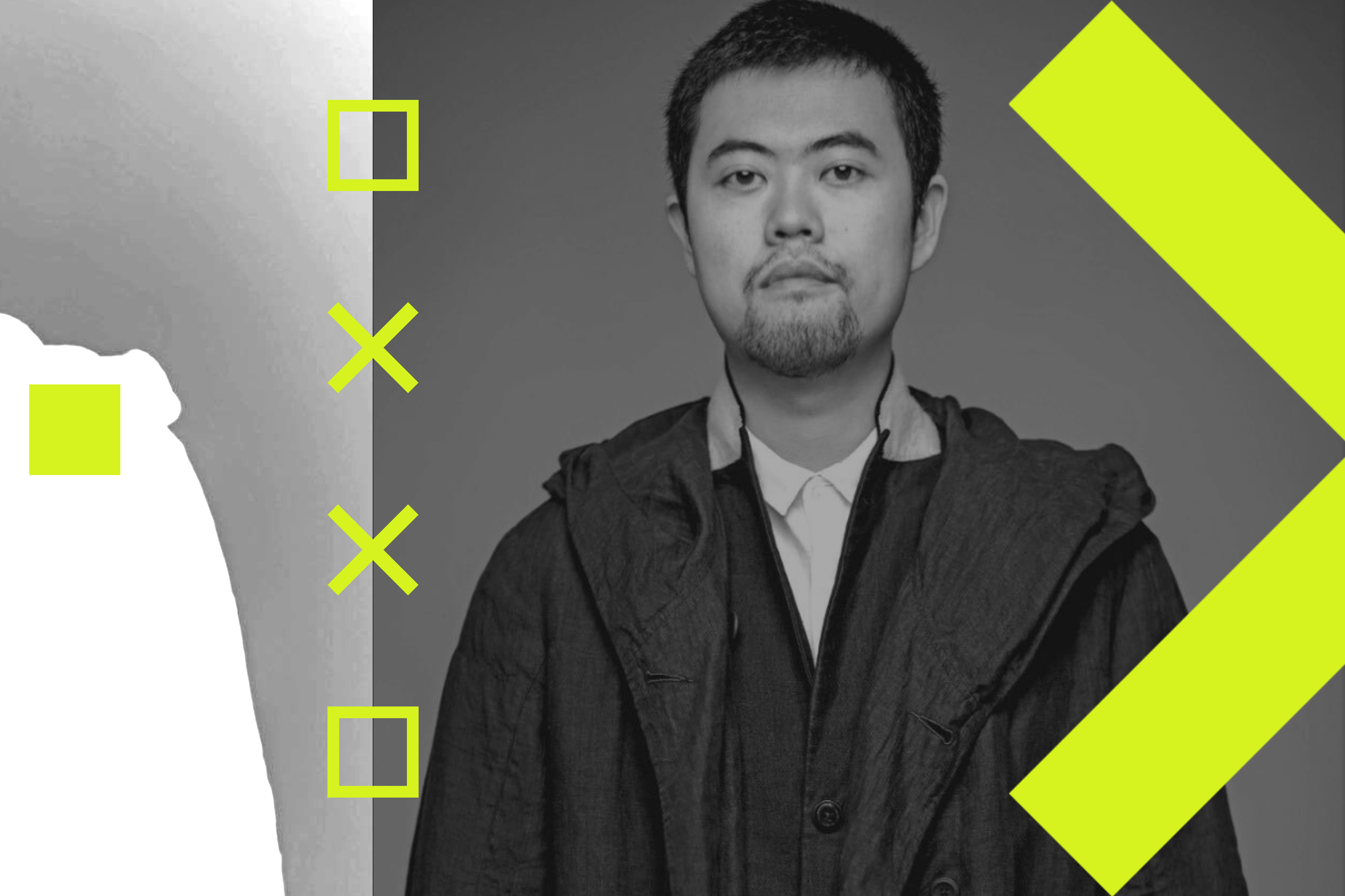 Jesse Lyu stares at camera