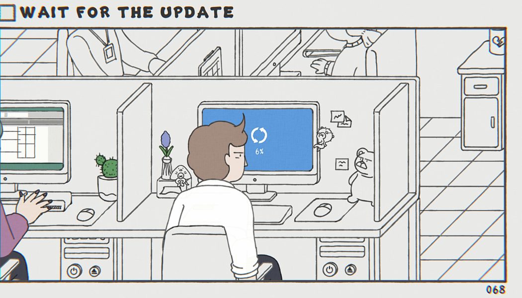 While Waiting is a playful reminder of the joys of boredom