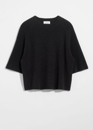 Alpaca-Blend Knitted Top